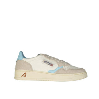 Zapatillas bajas de cuero blancas