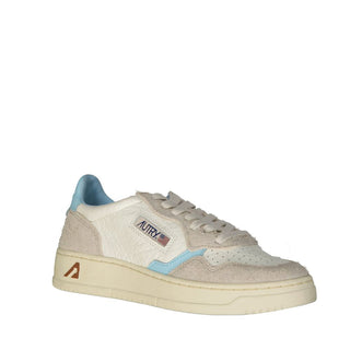 Zapatillas bajas de cuero blancas