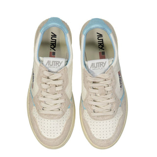 Zapatillas bajas de cuero blancas