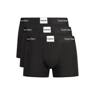 Schwarze Boxershorts aus Baumwolle für Herren