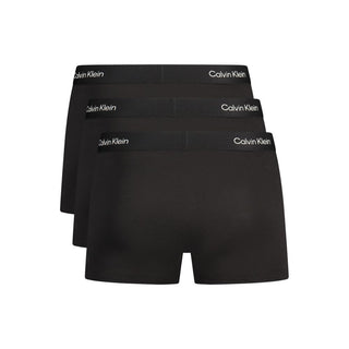 Schwarze Boxershorts aus Baumwolle für Herren