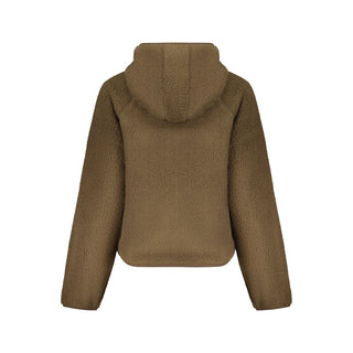 Marrone Polyester Women Sweatshirt