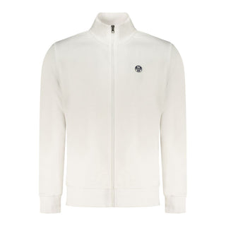 White Cotton Men's Sweatshirt