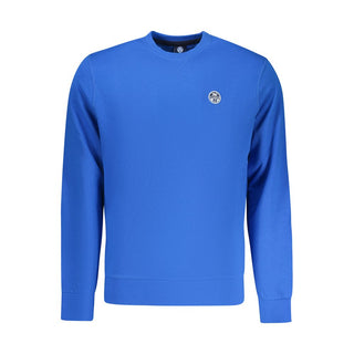Blaues Baumwoll-Sweatshirt für Herren