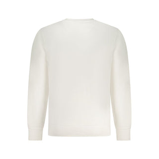 White Cotton Mens Sweatshirt