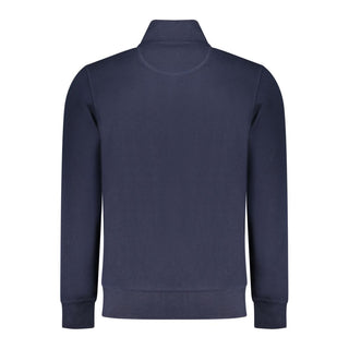 Blaues Baumwoll-Herren-Sweatshirt