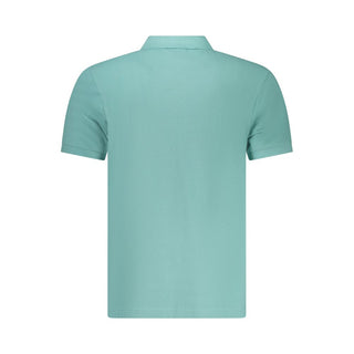 Azzurro Herren-Polo aus Baumwolle