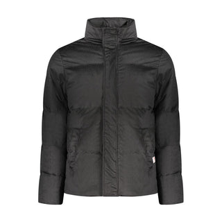 Herrenjacke aus schwarzem Polyester