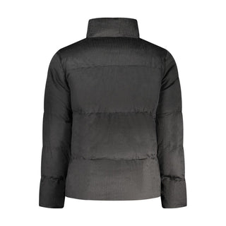 Herrenjacke aus schwarzem Polyester