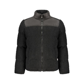 Herrenjacke aus schwarzem Polyester