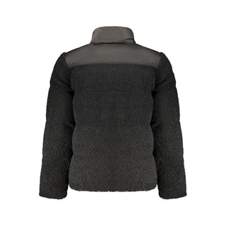 Herrenjacke aus schwarzem Polyester