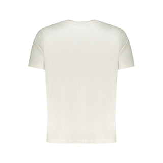 White Cotton Men T-Shirt