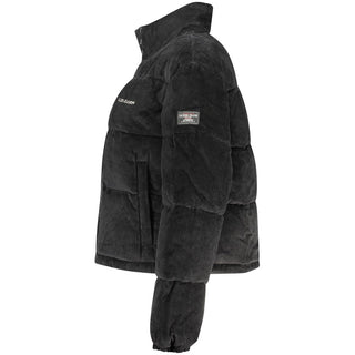 Chaqueta de poliéster negra para mujer