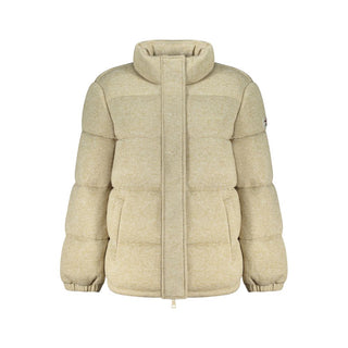 Beige Polyester Women's Jacket