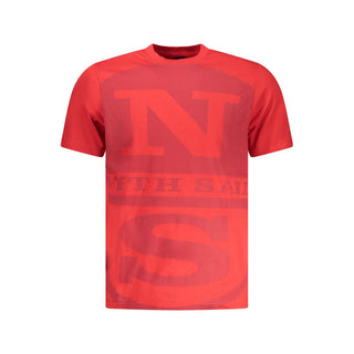 Rosso Baumwoll-Herren-T-Shirt