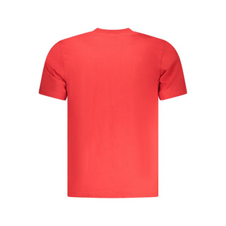 Rosso Baumwoll-Herren-T-Shirt