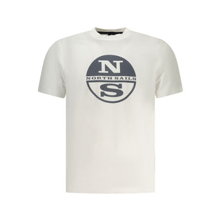Weißes Baumwoll-Herren-T-Shirt