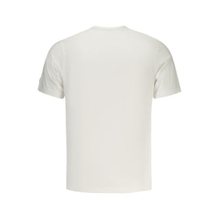 Camiseta de algodón blanca para hombre