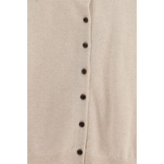 Beige Cashmere Cardigan