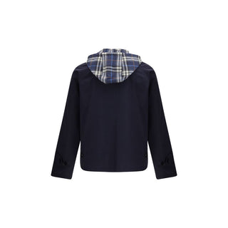 Blue Polyester Rain Coat