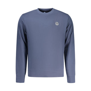 Sudadera azul de algodón para hombre