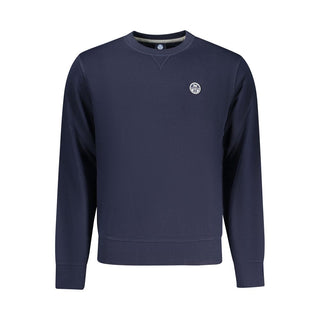 Sudadera azul de algodón para hombre
