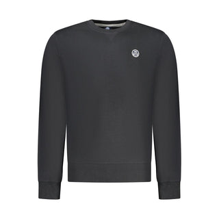 Sudadera para hombre de algodón negro