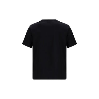 Schwarzes Baumwoll-T-Shirt