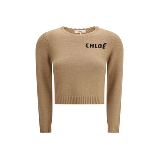 Sudadera de lana marrón