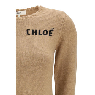Sudadera de lana marrón