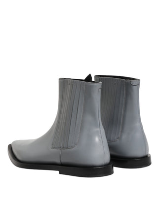 Botines Chelsea cortos gris claro para tobillo