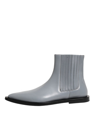 Botines Chelsea cortos gris claro para tobillo