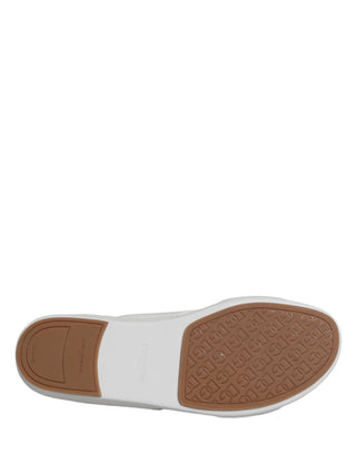 Weiße DG Cutout-Pantoletten Pantoletten Flats Schuhe