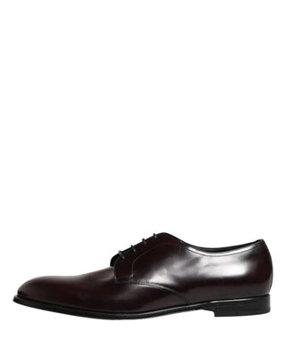 Black Lace Up Leather Dress Derby Men Shoes