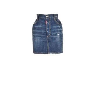 Blauer Jeansrock