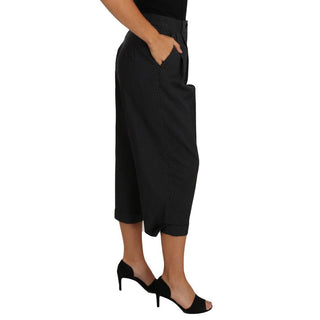 Pantalones negros de algodón