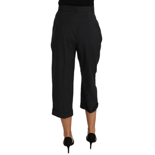 Pantalones negros de algodón