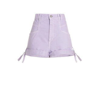 Lila Baumwollshorts