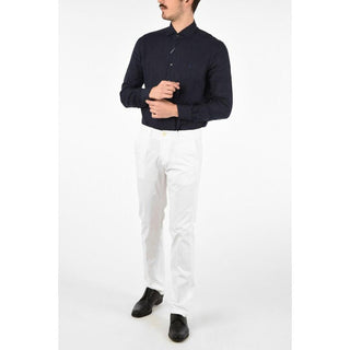Pantalones chinos blancos de algodón