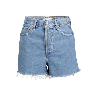 Blaue Jeans-Shorts