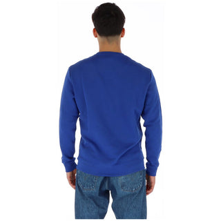 Blaues Baumwoll-Sweatshirt