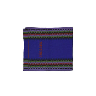 Blue Wool Scarf