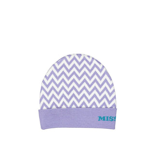 Gorro de lana morado