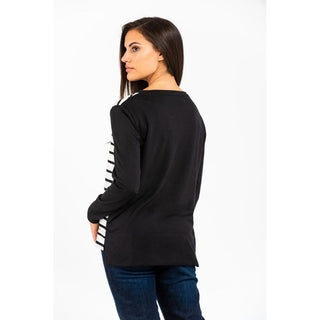 Black Modal Long Sleeve T-Shirt