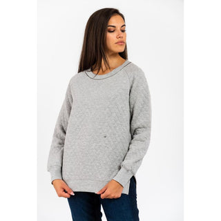 Sudadera gris de algodón