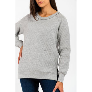 Sudadera gris de algodón
