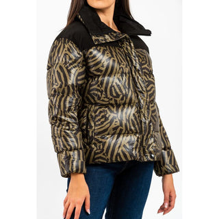 Grüner Polyamid-Parka