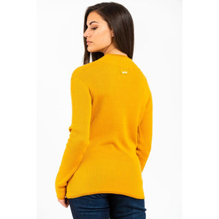 Sudadera amarilla de lana