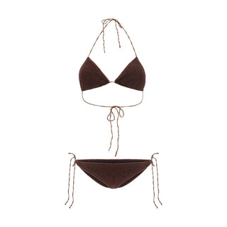 Bikini marrón de elastano