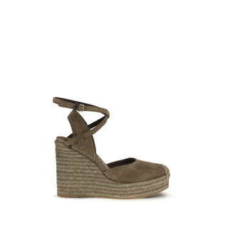 Alpargatas Bos Taurus de piel de becerro beige